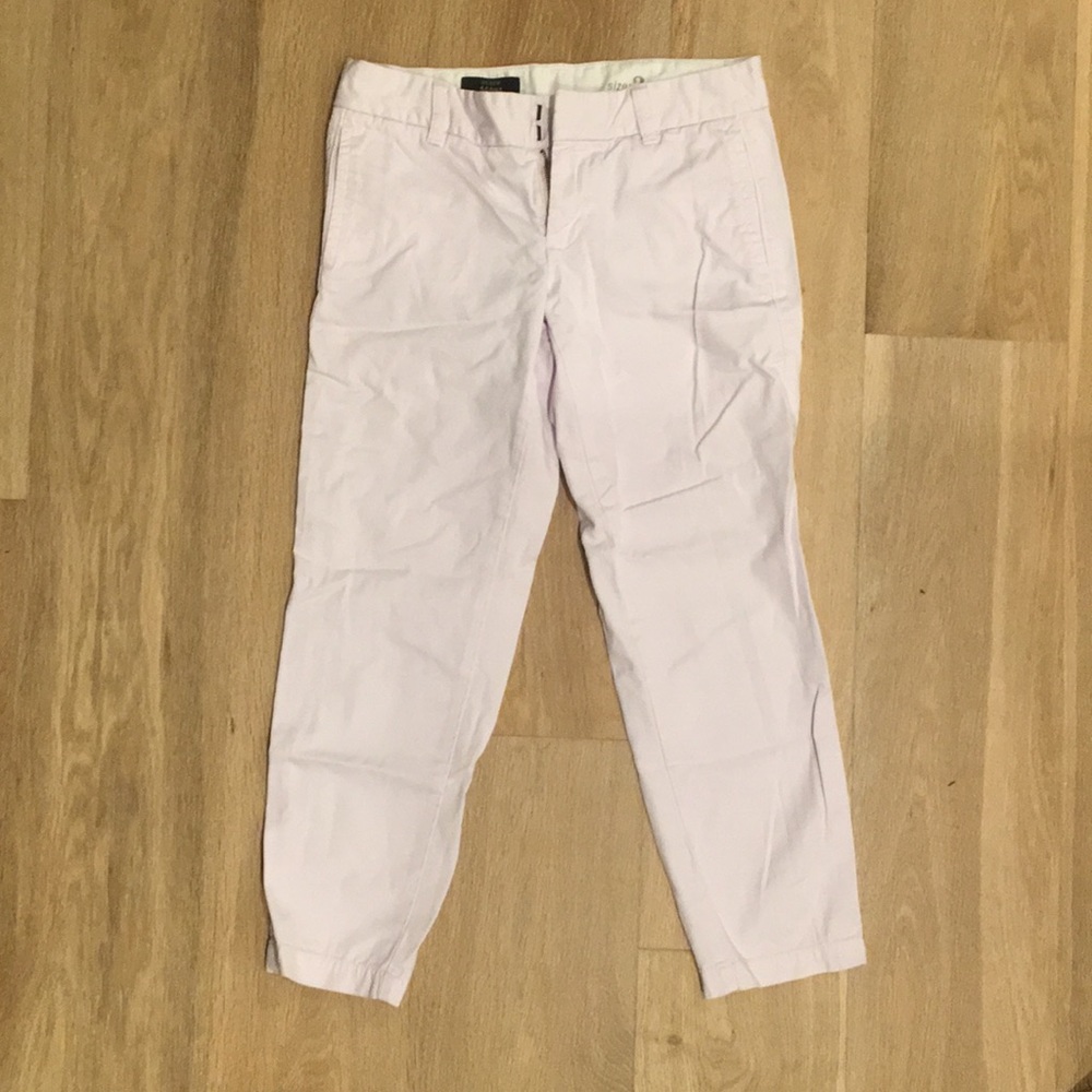 J Crew Scout Crop Dress Pants in Lavender